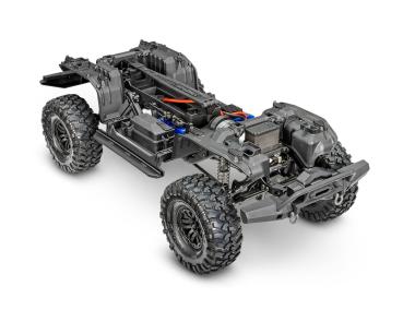 TRAXXAS TRX-4 LR Defender rot 1/10 Crawler RTR Brushed, Clipless, Combo, inkl.2s Lipo Lader, Adapter